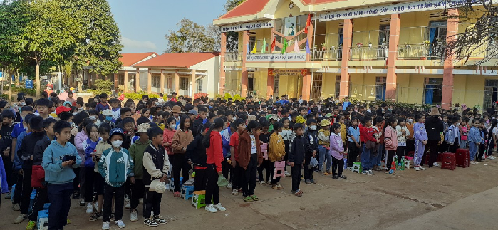 Trường Tiều học Nguyễn Khuyến tổ chức Ngày hội "Thiếu nhi vui khỏe - Thiếu nhi làm theo 5 điều Bác Hồ dạy”